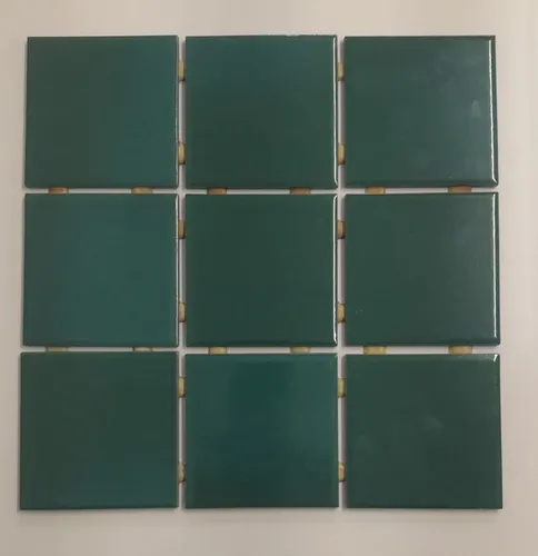 Pastilha Cerâmica Decorativa Atlas 10x10 Obd-15637-verde 1m2