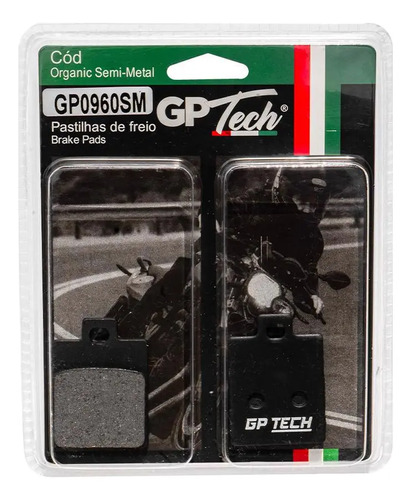 Pastilha freio gp tech 0960sm t dafra cruisym 150 2021