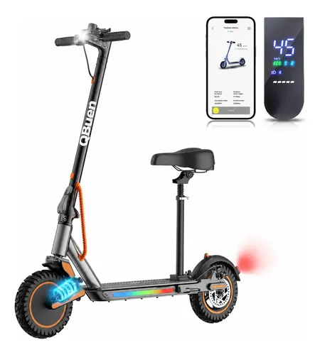 Patinete eletrico 500w c banco suspensao autonomia 30km