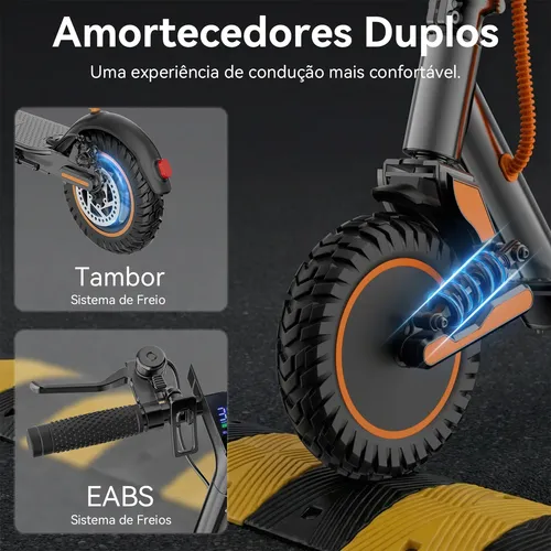 Patinete Eletrico 500w Sistema De Suspensao Autonomia 30km