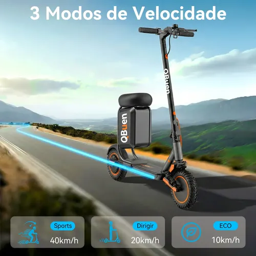 Patinete Eletrico 500w Sistema De Suspensao Autonomia 30km