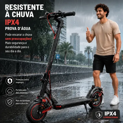 Patinete Elétrico Dobrável 400w 30km/h, Uso Diário