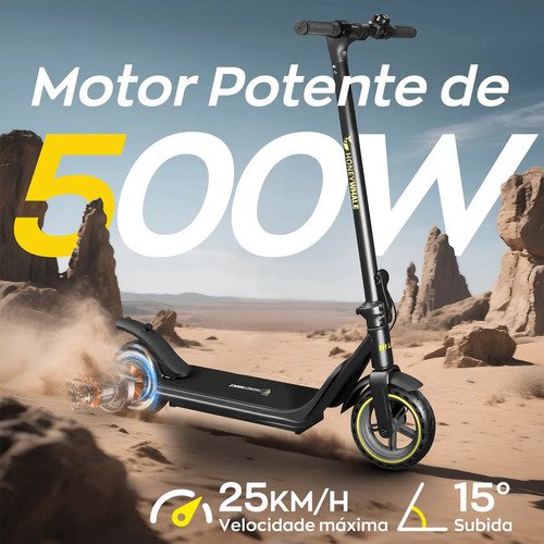 Patinete Elétrico HONEYWHALE M1 LITE Dobrável Com Bluetooth, Para Adultos