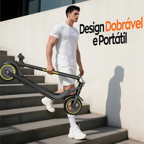 Patinete Elétrico HONEYWHALE M1 LITE Dobrável Com Bluetooth, Para Adultos