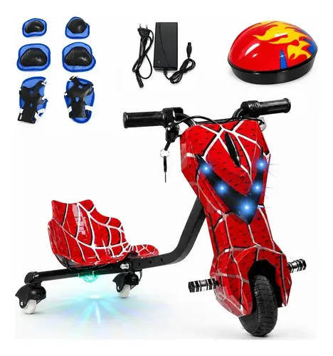 Patinete eletrico infantil 65 bluetooth led 350w ate 120kg