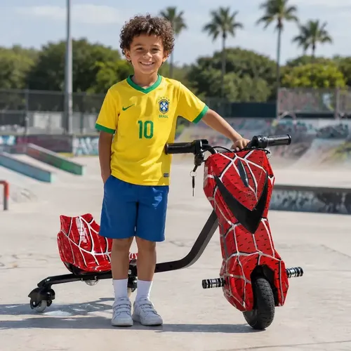 Patinete Elétrico Infantil 6.5 Bluetooth Led 350w Até 120kg
