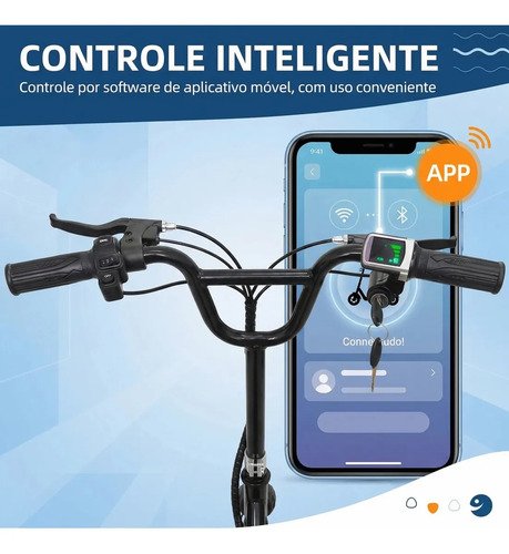 Patinete Elétrico Infantil XXH, Motor 300w Velocidade máxima 18KM/h Bluetooth 3 Velocidades, Faixa De Luz Led Colorida, Pedais Alargados, Até 80kg Preto