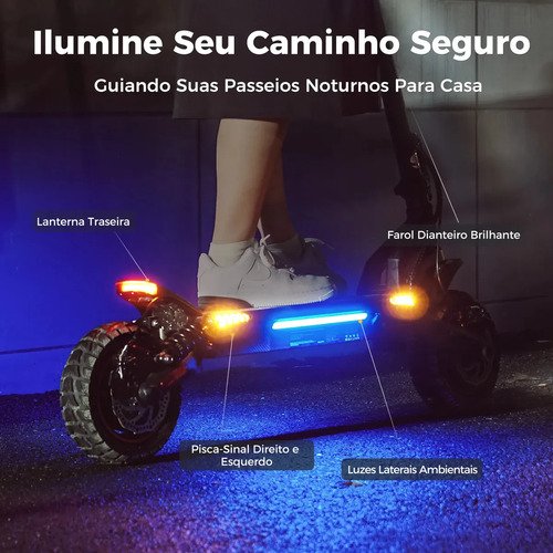 Patinete Elétrico iX7Pro Xroymexroy Adulto Bateria 17.5Ah Grande Autonomia 80km