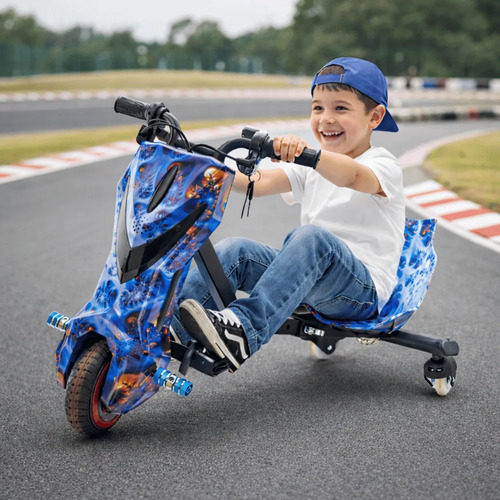 Patinete eletrico triciclo infantil drift 350w 36v bluetooth 1