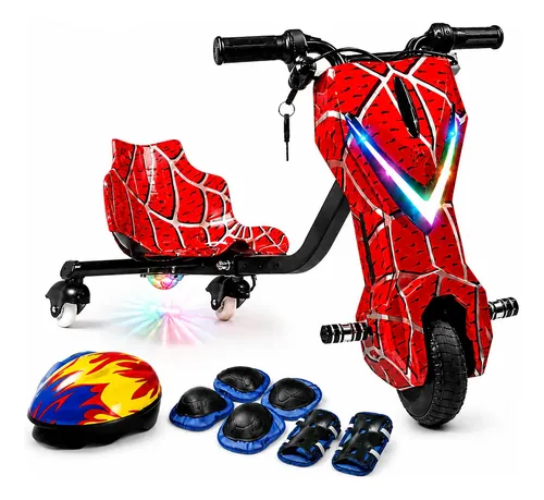Patinete eletrico triciclo infantil drift 350w 36v bluetooth 1