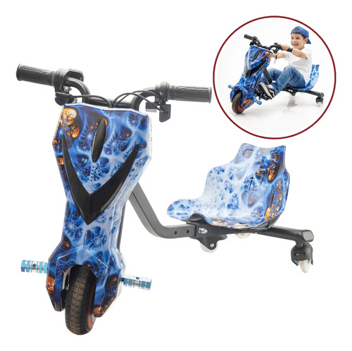 Patinete Elétrico Triciclo Infantil Drift 350w 36v Bluetooth