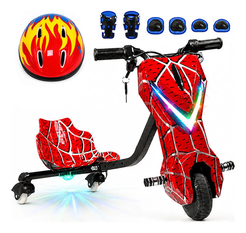 Patinete Elétrico Triciclo Infantil Drift 350w 36v Bluetooth
