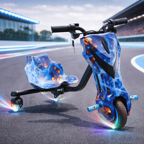 Patinete Elétrico Triciclo Infantil Drift 350w 36v Bluetooth