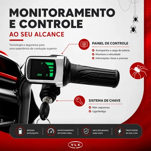 Patinete Elétrico Triciclo Infantil Drift 350w Com Bluetooth