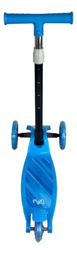 Patinete Infantil 3 Rodas Led Dobrável Luppy Azul Maxi Toys