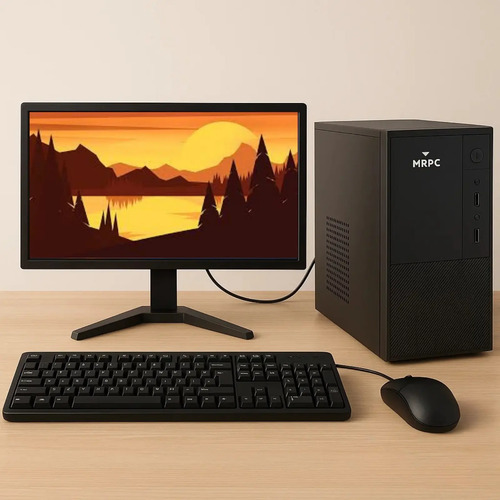 Pc Computador Completo Intel I5 8gb Ssd 240gb Monitor 19