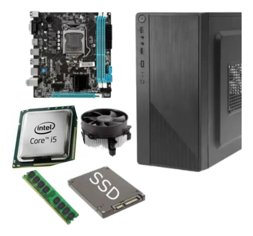 Pc Computador Intel I5 4570 H81 Ssd 240 Ram 16gb 1600 16 Gb 240 Gb 16 Gb Integrada