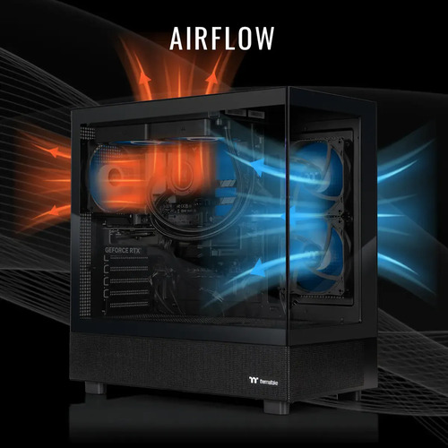 Pc Gamer Thermaltake Ryzen 7 5800x3d Rtx 5060 Ti Preto