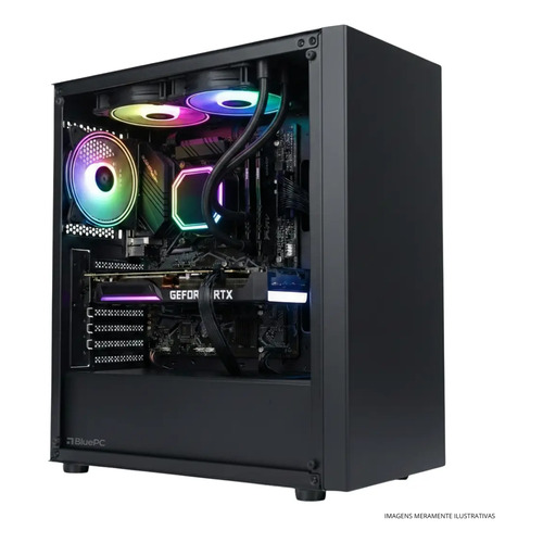 Pc gamerworkstation aura by bluepc amd ryzen 7 5700x placa
