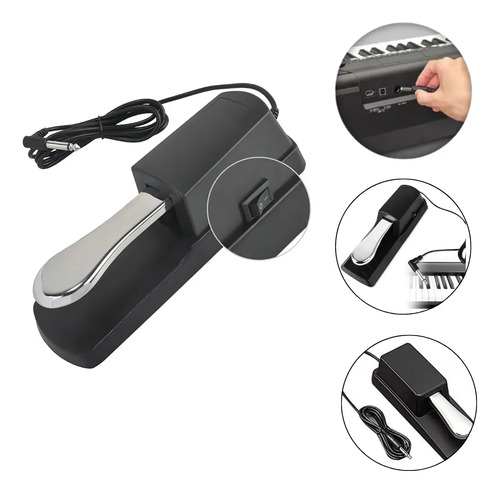 Pedal sustain teclado universal para casio yamaha roland sma