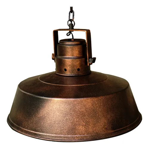 Pendente Industrial Retro, 46 Cm De Diâmetro C/ Grade