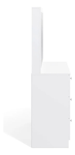 Penteadeira Ditália 7 Gavetas Pe-80 Branco Uv Acetinado