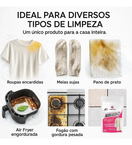 Percarbonato De Sódio 100% Puro Tira Manchas - Alvejapro 1kg