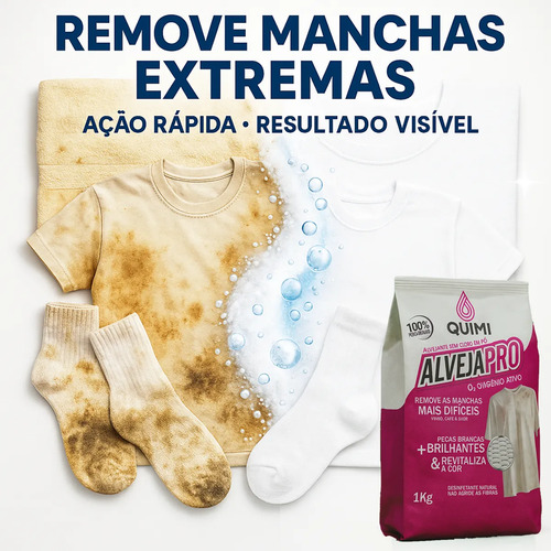 Percarbonato De Sódio 100% Puro Tira Manchas - Alvejapro 1kg