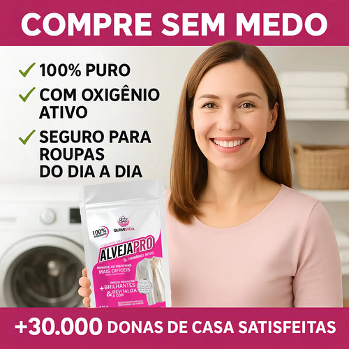 Percarbonato De Sódio 1kg Removedor Manchas Pronto Para Uso