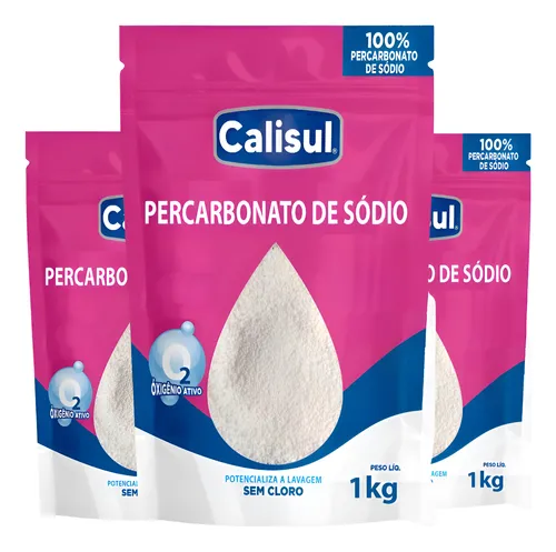 Percarbonato de sodio tira mancha 100 poder o2 calisul 3 kg