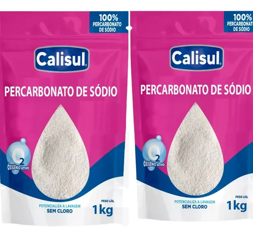 Percarbonato De Sódio Tira Mancha 100% Poder O2 Calisul 3 Kg