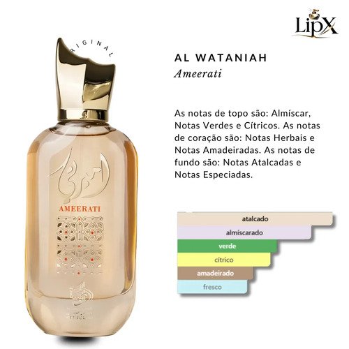 Perfume Árabe Ameerati Feminino Eau De Parfum 100 Ml Com Nf lipx