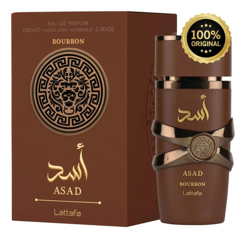 Perfume arabe asad bourbon lattafa 100ml masculino