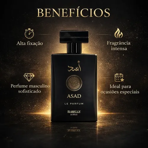 Perfume Árabe Asad Masculino Original 100ml Isabelle Parfum