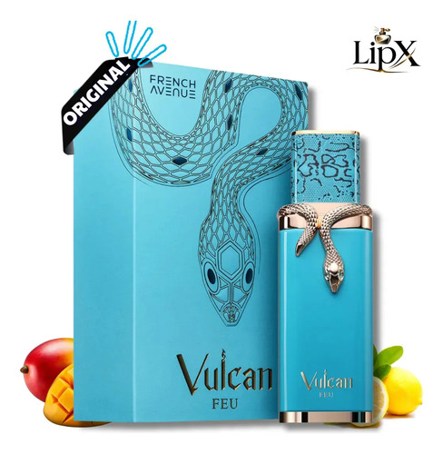 Perfume arabe eau de parfum french avenue vulcan feu 100ml c