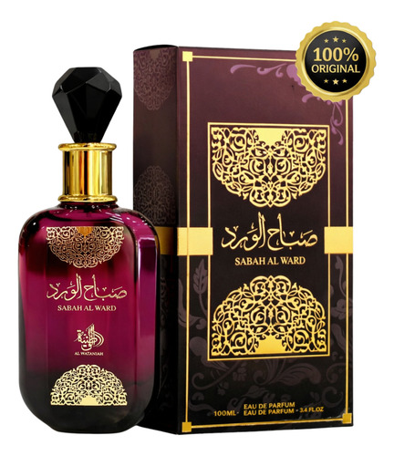 Perfume arabe feminino al wataniah sabah al ward edp 100ml