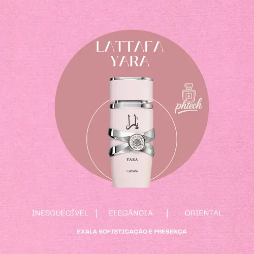 Perfume Árabe Feminino Yara Lattafa Eau De Parfum 100 Ml Original Lacrado
