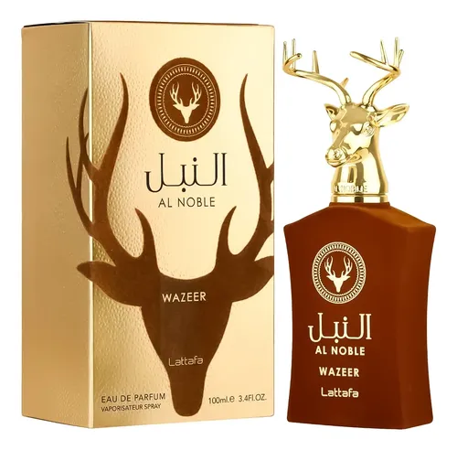 Perfume arabe lattafa al noble wazeer 100ml perfume mascul