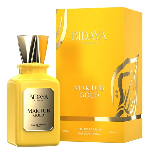 Perfume arabe maktub gold 100ml bidaya eau de parfum