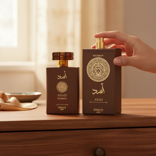 Perfume Arabe Masculino Asad Isabelle La Belle 100ml Eau De Parfum Fragrância Intensa Oriental Amadeirado Asad Bourbon