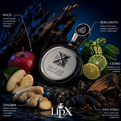 Perfume Árabe Masculino Fakhar Black Lattafa Edp 100ml