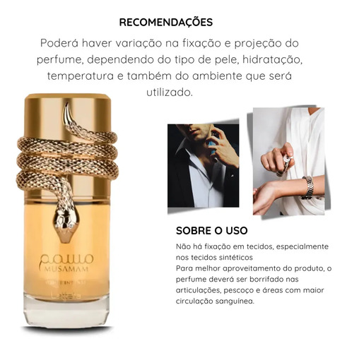 Perfume Árabe Musamam White Intense Eau De Parfum 100 Ml Original Lipx