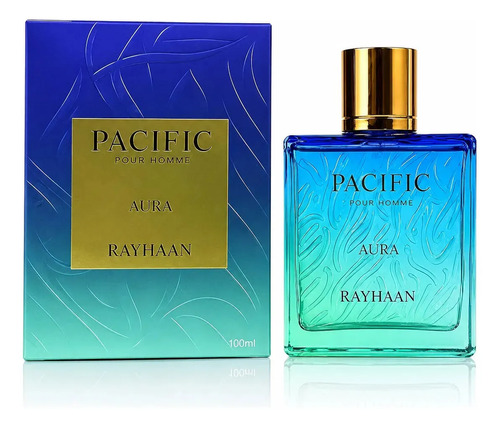 Perfume Árabe Rayhaan Pacific Aura Pour Homme Eau De Parfum 100 Ml