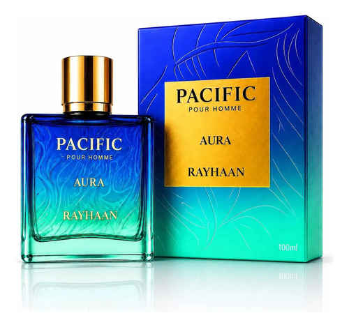 Perfume Árabe Rayhaan Pacific Aura Pour Homme Eau De Parfum 100 Ml