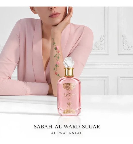 Perfume Árabe Sabah Al ward Sugar Feminino 100ML