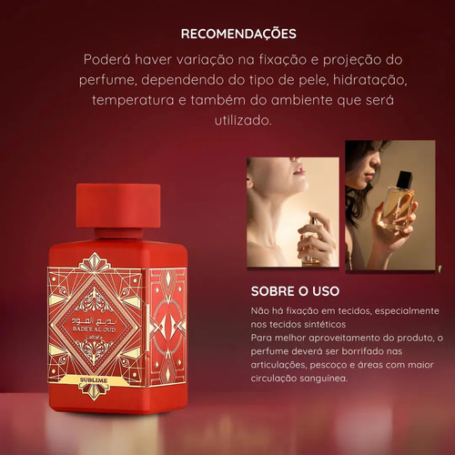 Perfume Árabe Sublime Lattafa Badee Al Oud Edp 100 Ml Lipx
