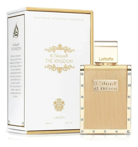 Perfume Árabe The Kingdom Eau De Parfum Lattafa 100ml Para Homens Masculino