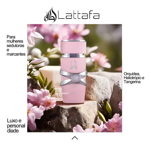 Perfume Arabe Yara Lattafa Eau De Parfum 100ml Original C Nf