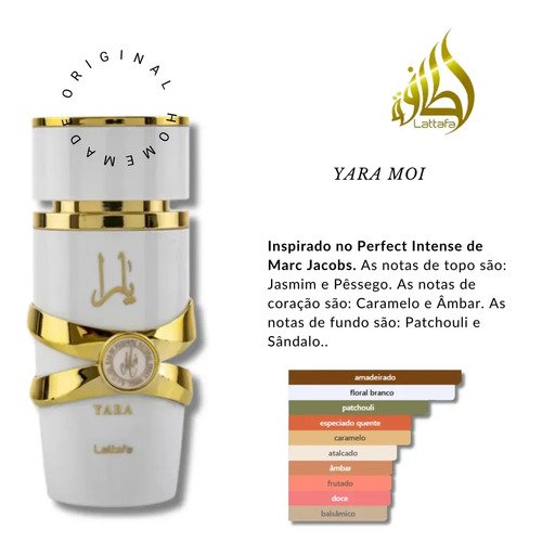 Perfume Árabe Yara Moi Lattafa Eau De Parfum Feminino 100ml Lipx