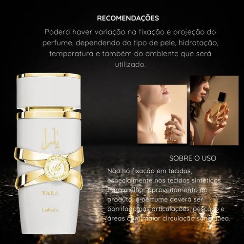 Perfume Árabe Yara Moi Lattafa Eau De Parfum Feminino 100ml Lipx